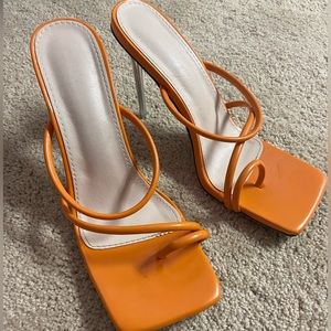 Minimalist Stiletto Heeled Thing Sandal